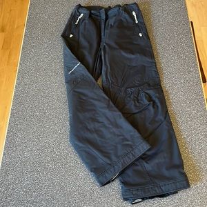 Obermeyer Black Ski/Snowboard Pants Unisex Size 16 Junior Like New Condition
